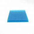 High quality UV blocking anti-scratch plastic 4-wall Honeycomb alveolar polycarbonate sheet for building material