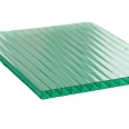 Hot sale Colored sun sheet Corrugated Polycarbonate hollow sheet green sheet pc polycarbonate roof