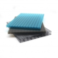 Factory Cheap Price UV coating X-Structure 25 mm Hollow Polycarbonate Sheet for Curtain wall