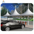 Metal membrane structure fabric tensile roof car parking shed for sale