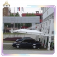 Factory price double carport aluminum steel structure for car parking shed