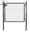 High Quality Easy to Installation Single Door Iron Garden Gate Designs Round Tubes Swing Gates For Sale