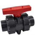 DN15 Chemical PVC union ball valve for chemical industry high pressure check valve combination valve